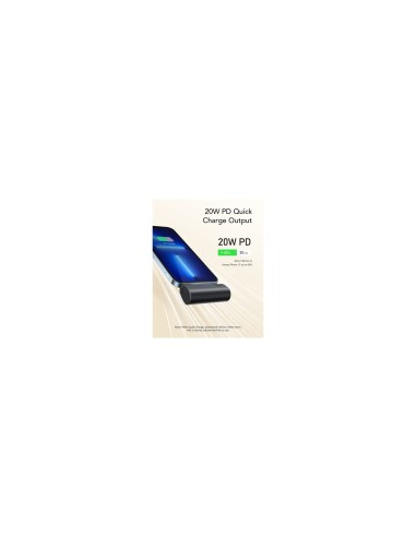 VEGER PlugOn-L VG-W0556P PowerBank plug-on 5000mah PD20W Lightning connector built-in