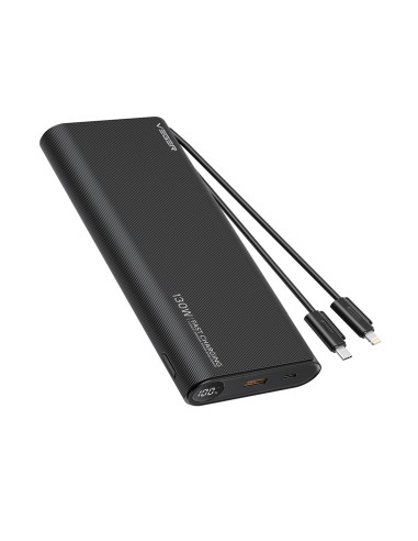 VEGER TC130 VG-W2503-T130 25000mAh powerbank 130W cables bulit-in