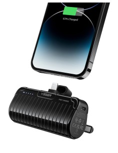 VEGER PLUGON-L PRO VG-W0558P 5000mAh Powerbank Lightning Bulit-in with KickStand