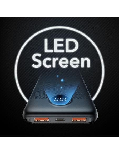 VEGER L10 VG-W1105PD PD20W 10000mAh Screen Powerbank