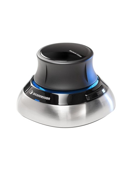 3Dconnexion SpaceMouse ratón Oficina RF Wireless + Bluetooth + USB Type-A 6DoF