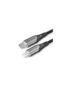 Vention Cable USB 2.0 Tipo-C Lightning TACHF/ USB Tipo-C Macho - Lightning Macho/ 1m/ Gris