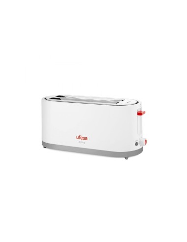Ufesa TT7375 tostadora 7 2 rebanada(s) 1400 W Gris, Rojo, Blanco