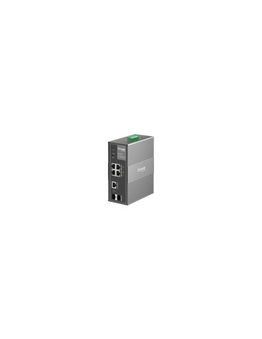 TP-Link IES206GPP switch Gestionado Gigabit Ethernet (10/100/1000) Energía sobre Ethernet (PoE) Negro