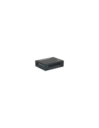LevelOne GVT-2012 convertidor de medio 1000 Mbit/s Negro