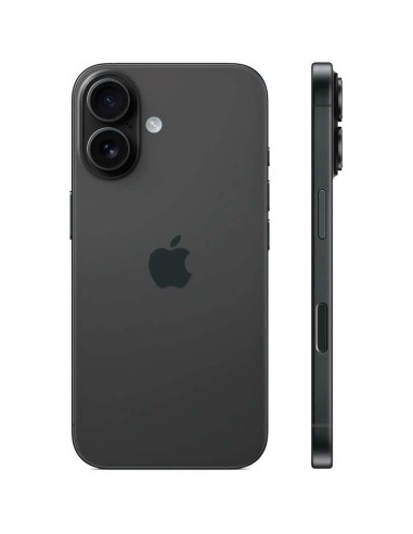 Potente iPhone 16 de 256GB en negro.