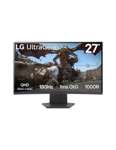 LG 27GS60QX-B pantalla para PC 68,6 cm (27") 2560 x 1440 Pixeles Quad HD LCD Negro