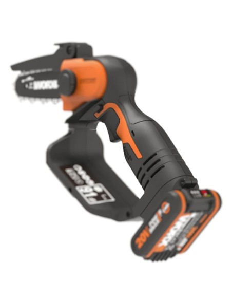 WORX WG324E motosierra Negro, Naranja