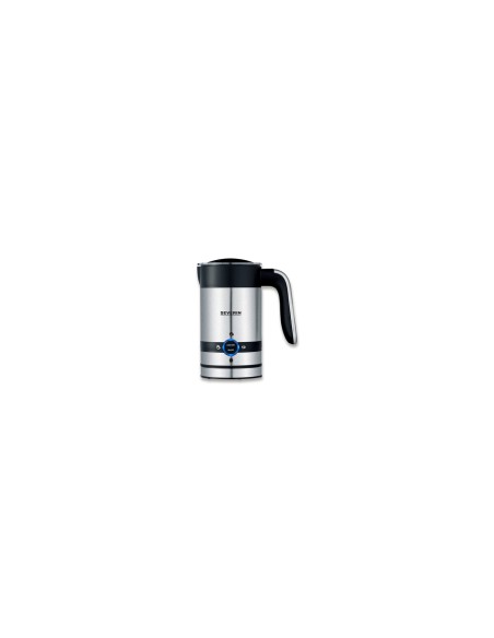 Severin SM 3584 espumador o calentador de leche Automático Negro, Acero inoxidable