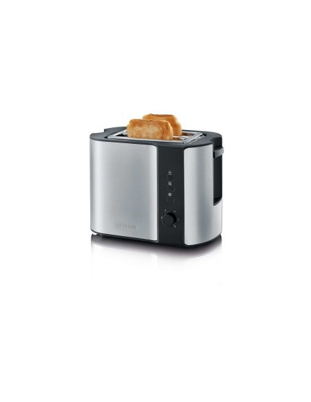 Severin 2589 2 rebanada(s) 800 W Negro, Acero inoxidable