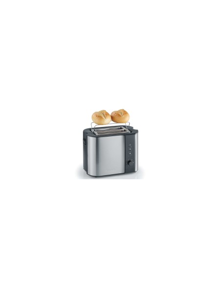 Severin 2589 2 rebanada(s) 800 W Negro, Acero inoxidable