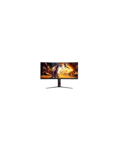 AOC G4 CU34G4 pantalla para PC 86,4 cm (34") 3440 x 1440 Pixeles Wide Quad HD LED Negro, Rojo