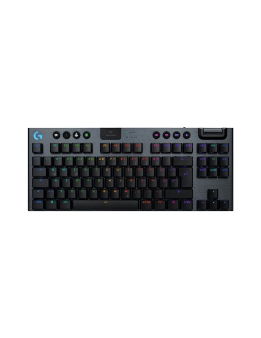 Logitech G G915 X Lightspeed teclado Juego USB + RF Wireless + Bluetooth QWERTY Internacional de EE.UU. Negro