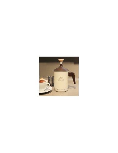 Pedrini 02CF043 espumador o calentador de leche Eléctrico portátil Marrón, Blanco