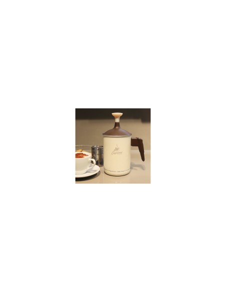 Pedrini 02CF043 espumador o calentador de leche Eléctrico portátil Marrón, Blanco
