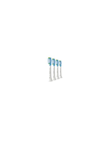 Philips Sonicare C3 Premium Plaque Defence HX9044/17 Pack de 4 cabezales blancos de cepillos