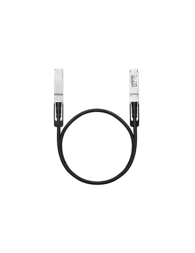 TP-Link Omada SM9220-1M Cable de fibra óptica e InfiniBand QSFP28 Twinax Negro