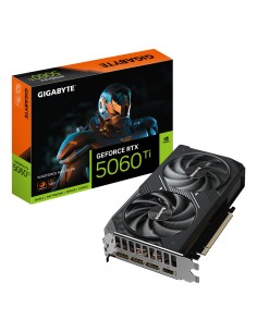 GIGABYTE GeForce RTX 5060 Ti WINDFORCE MAX OC 8G Tarjeta Gráfica ? 8 GB GDDR7, 128 bits, PCI-E 5.0, 2617MHz Frecuencia del núcle