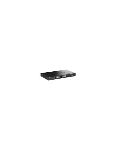 D-Link DGS-1530-28P/E switch Gestionado L2 Gigabit Ethernet (10/100/1000) Energía sobre Ethernet (PoE) Negro