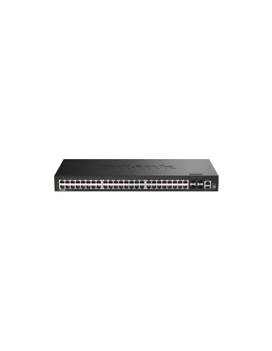 D-Link DGS-1530-52/E switch Gestionado L2 Gigabit Ethernet (10/100/1000) Negro