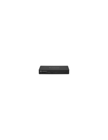 Conceptronic DONN30B base para portátil y replicador de puertos Alámbrico Thunderbolt 4 Negro