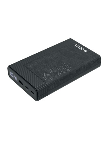 Celly PBPD65W20EVOBK batería externa 20000 mAh Negro
