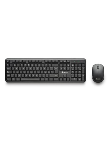 NGS HARMONY KIT (QUERTY, ES) teclado Ratón incluido Universal RF inalámbrico QWERTY Español Negro