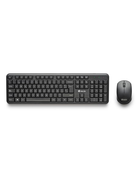 NGS HARMONY KIT (QUERTY, ES) teclado Ratón incluido Universal RF inalámbrico QWERTY Español Negro