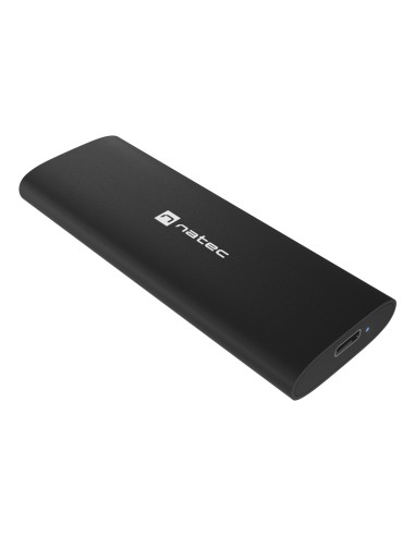 NATEC NKZ-2286 caja para disco duro externo Caja externa para unidad de estado sólido (SSD) Negro M.2