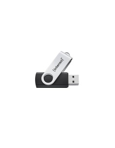 Intenso Memoria USB Office Line, 64 GB, USB-A, 3.2 Gen 1x1, negro-plata