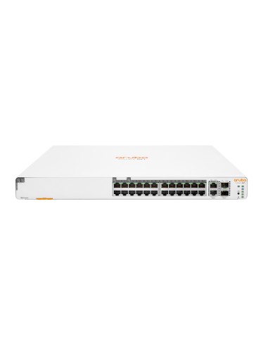 HPE Aruba Networking Aruba Instant On 1960 24G 20p Class4 4p Class6 PoE 2XGT 2SFP+ 370W Gestionado L2+ Gigabit Ethernet (10/100/