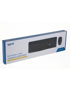 Kit Teclado + Ratón Inalámbrico Iggual: Conexión fácil.