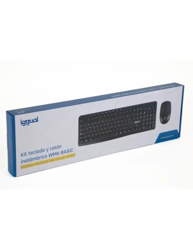 Kit Teclado + Ratón Inalámbrico Iggual: Conexión fácil.