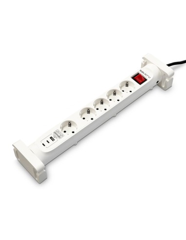 Salicru SPS SAFE 5S+ Blanco 5 salidas AC 230 V 1,4 m