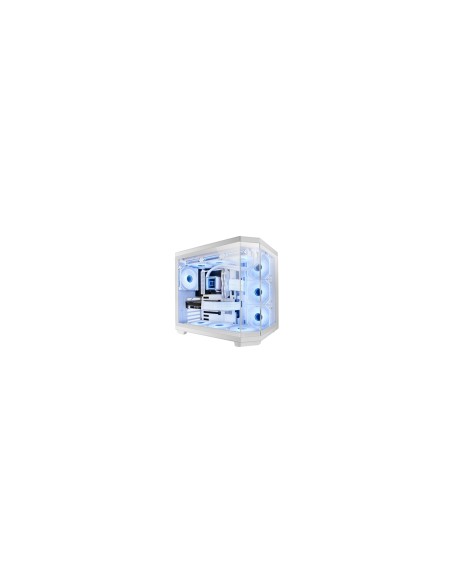 Mars Gaming MC-3TCORE, Caja Gaming Custom ATX, Triple Ventana Cristal Templado Extraíble, Cámara Dual, Semitorre Compatible con 