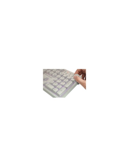 Mars Gaming MCPWXWES teclado Ratón incluido Juego RF inalámbrica + USB QWERTY Español Blanco