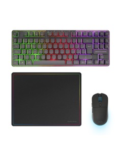 Mars Gaming MCPWTKLES teclado Ratón incluido Juego RF inalámbrica + USB QWERTY Español Negro
