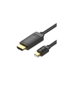 Vention Cable Conversor HAHBG/ Mini Displayport Macho - HDMI Macho/ 1.5m/ Negro