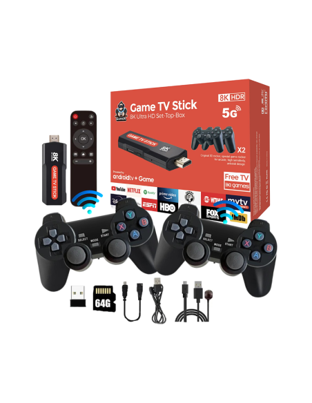 GAME TV Stick Wifi 6 HDR 8K.