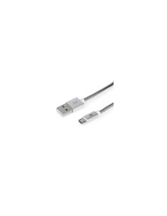 Maillon Technologique Premium MTPMUMS241 cable USB USB 2.0 1 m USB A Micro-USB B Plata