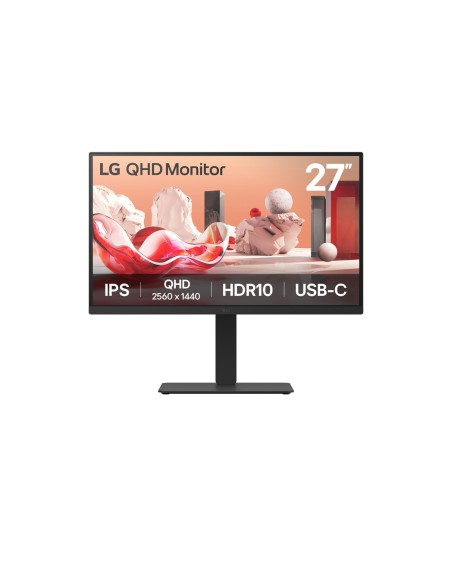LG 27BA75QB-B.AEU pantalla para PC 68,6 cm (27") 2560 x 1440 Pixeles Wide Quad HD LED Negro