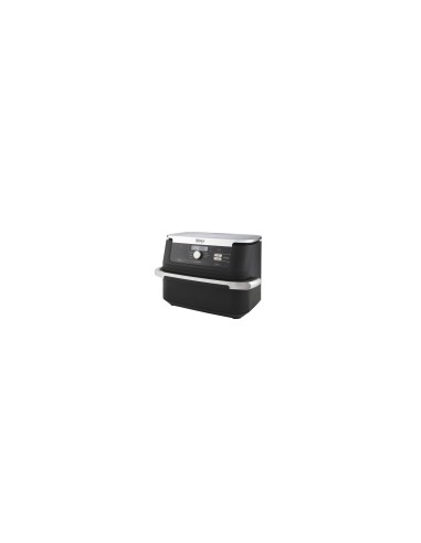 Ninja AF500EU freidora Doble 10,4 L Independiente 2470 W Freidora de aire caliente Negro, Acero inoxidable