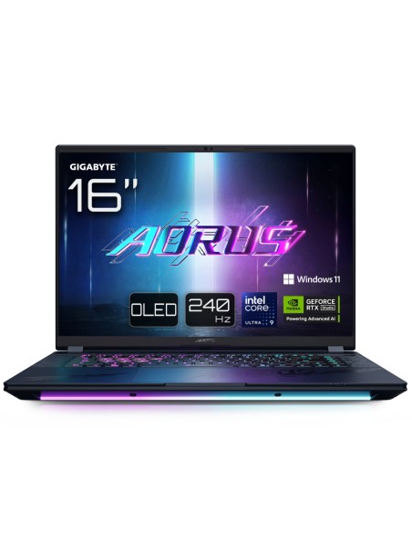 GIGABYTE AORUS MASTER 16 BYH Portátil Gaming - 16,0?, 240Hz OLED, Intel Core 275HX, NVIDIA RTX 5080 GPU, 32GB DDR5 5600MHz, 1 x 