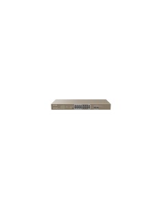 IP-COM Networks G1118P-16-250W switch No administrado Gigabit Ethernet (10/100/1000) Energía sobre Ethernet (PoE) Marrón