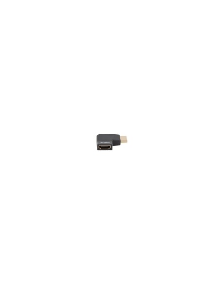 Lanberg AD-HDMI-10 adaptador de cable de vídeo HDMI tipo A (Estándar) Negro, Plata