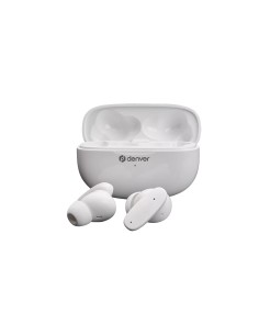 Denver TWE-49ENC auricular y casco Auriculares True Wireless Stereo (TWS) Dentro de oído Llamadas/Música Bluetooth Blanco