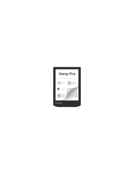 PocketBook Verse Pro lectore de e-book Pantalla táctil 16 GB Wifi Negro, Rojo