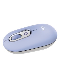 Logitech POP Mouse, ratón inalámbrico Bluetooth compacto y portátil con botones programables y clics discretos, tecnología Easy-