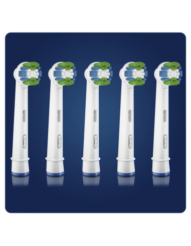 Oral-B Precision Clean 80339350 cepillo de cabello 5 pieza(s) Azul, Blanco