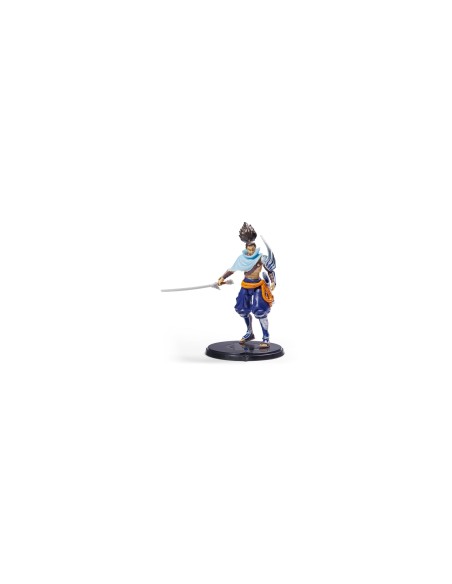 League of Legends , figura coleccionable de Yasuo de 10,2 cm con detalles de gran calidad y un accesorio de espada, Colección de